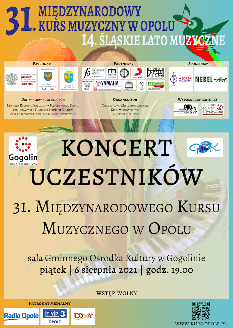 Koncert Uczestników 31. Międzynarodowego Kursu Muzycznego