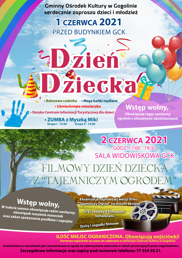 Zaproszenie na Dzień Dziecka z GOK