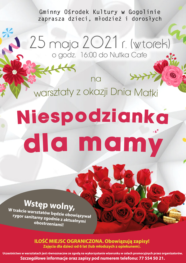 Warsztaty z okazji Dnia Matki