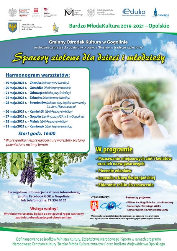 Zapraszamy na spacery ziołowe