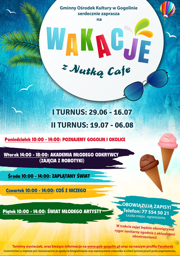 Wakacje z Nutką CafeNutką Cafe