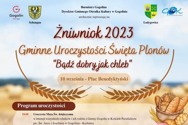 Ogłoszenie o  konkursie na najciekawszą artystyczną aranżację dożynkową "Jadą goście jadą".