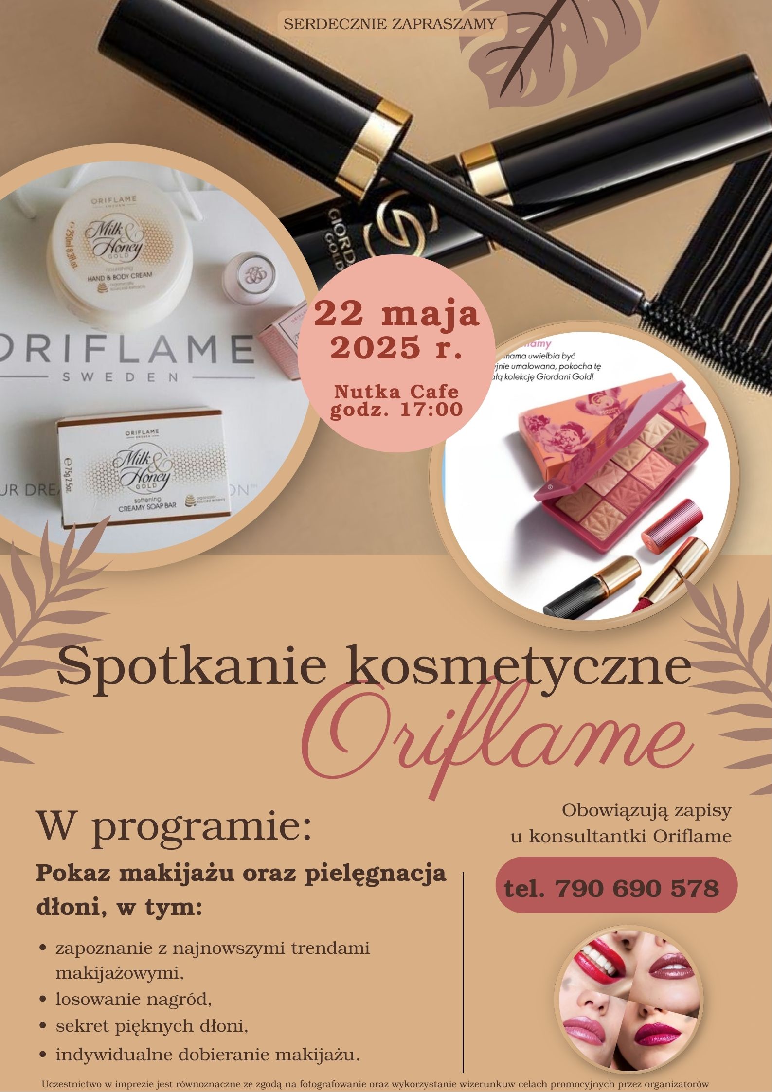 Spotkanie kosmetyczne Oriflame 1