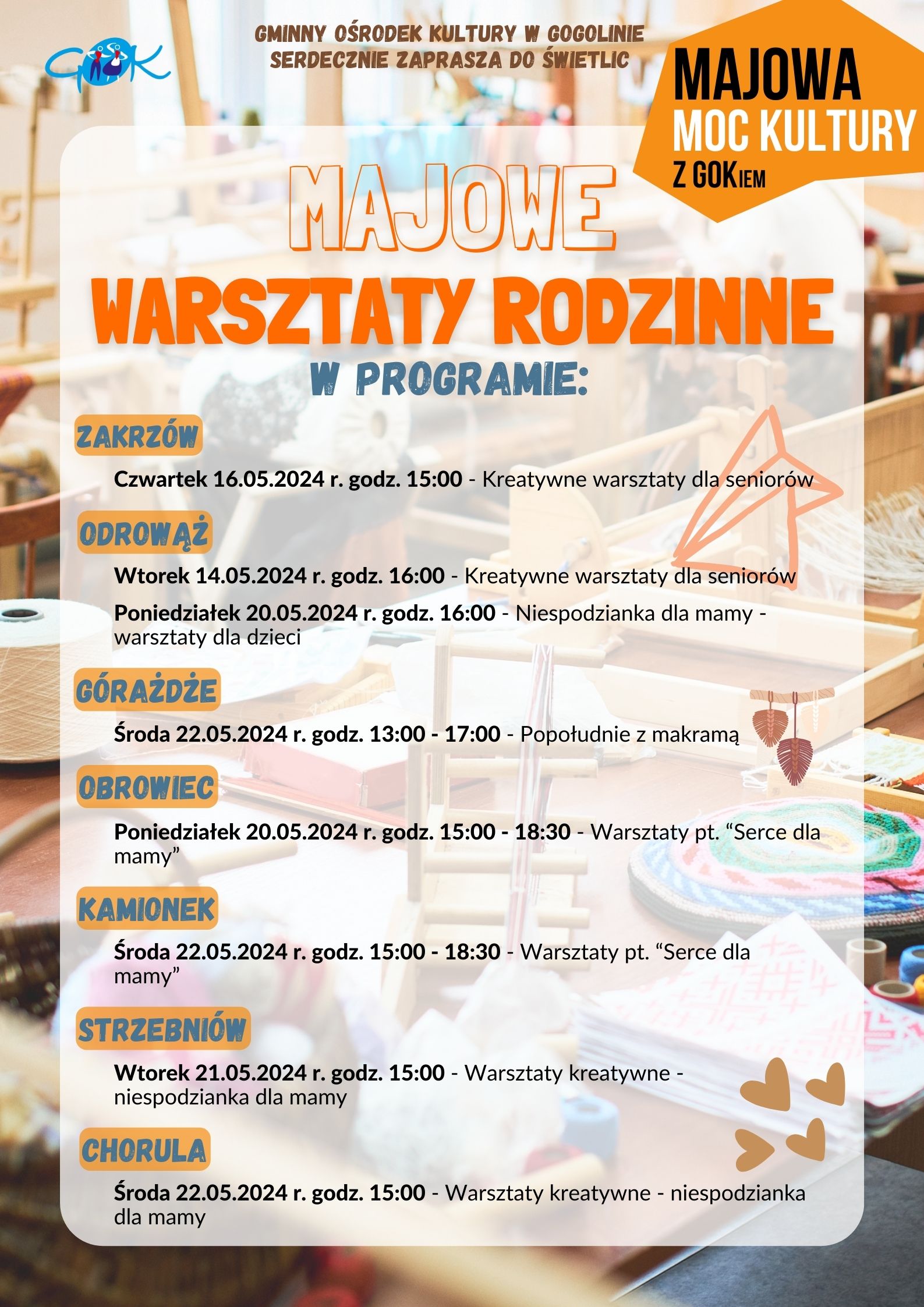 Warsztaty Świetlice
