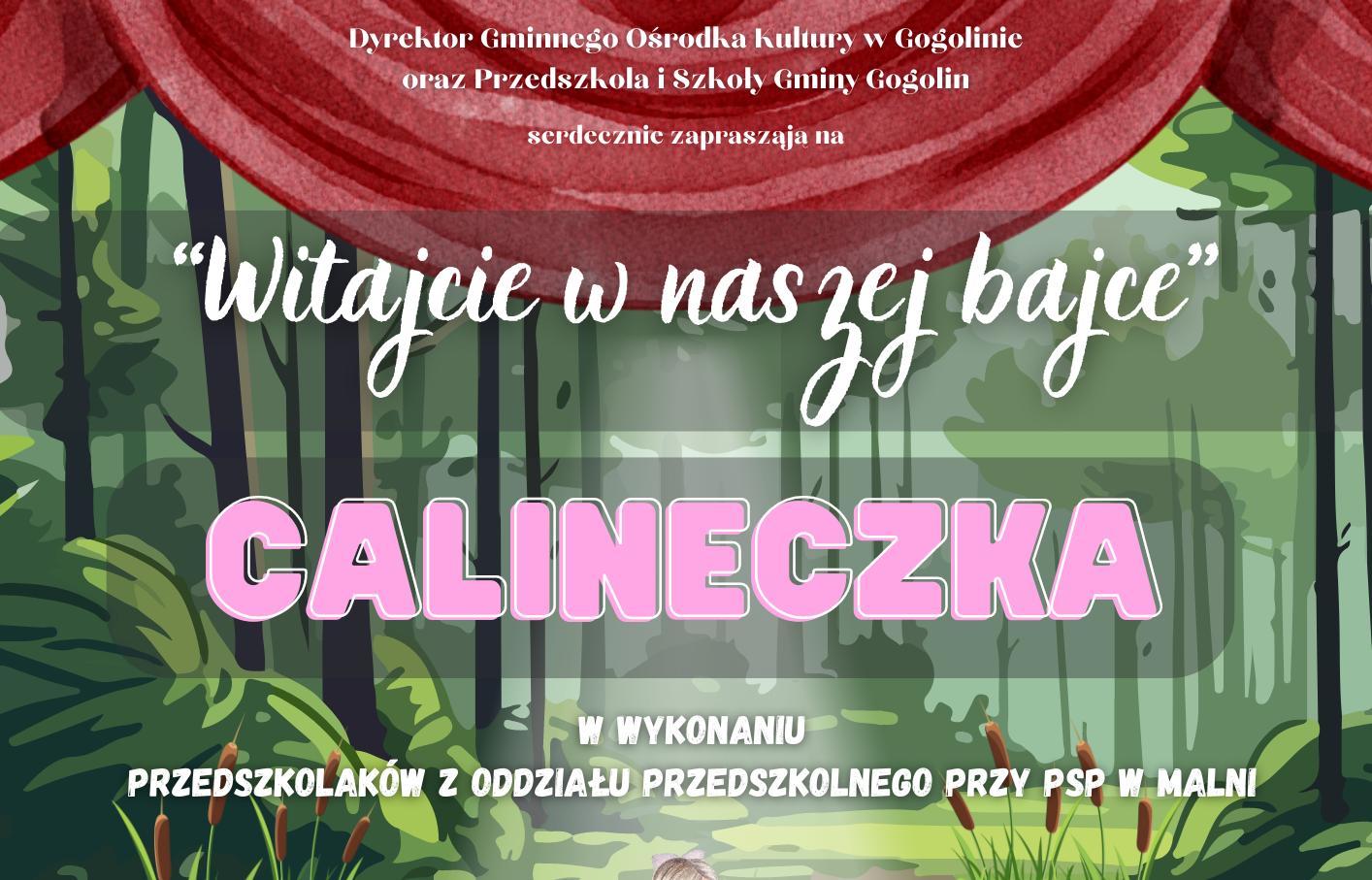 Witajcie w naszej bajce: „Calineczka"