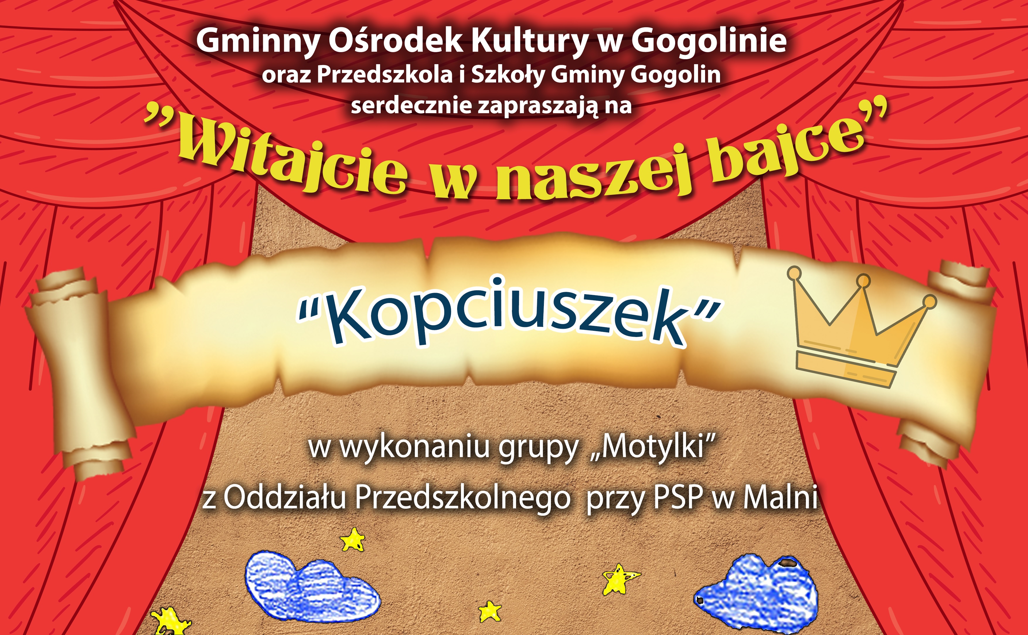 Witajcie w naszej bajce: "Kopciuszek"