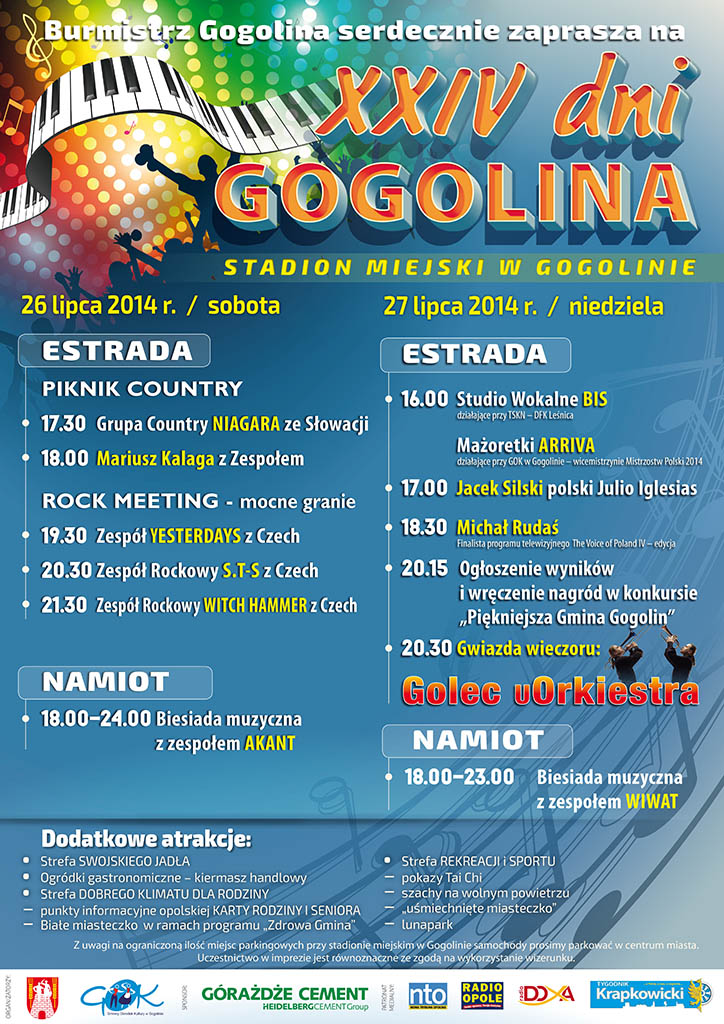 plakat Dni Gogolina