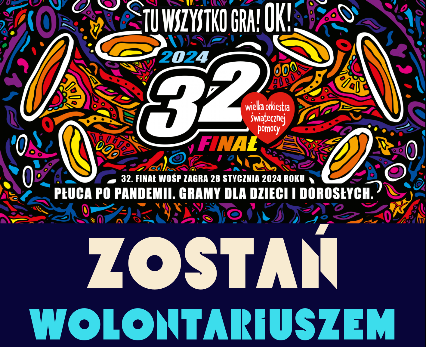 Zostań wolontariuszem WOŚP 2024