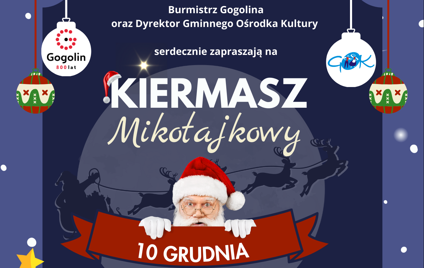 Kiermasz Mikołajkowy w Gminnym Centrum Kultury w Gogolinie