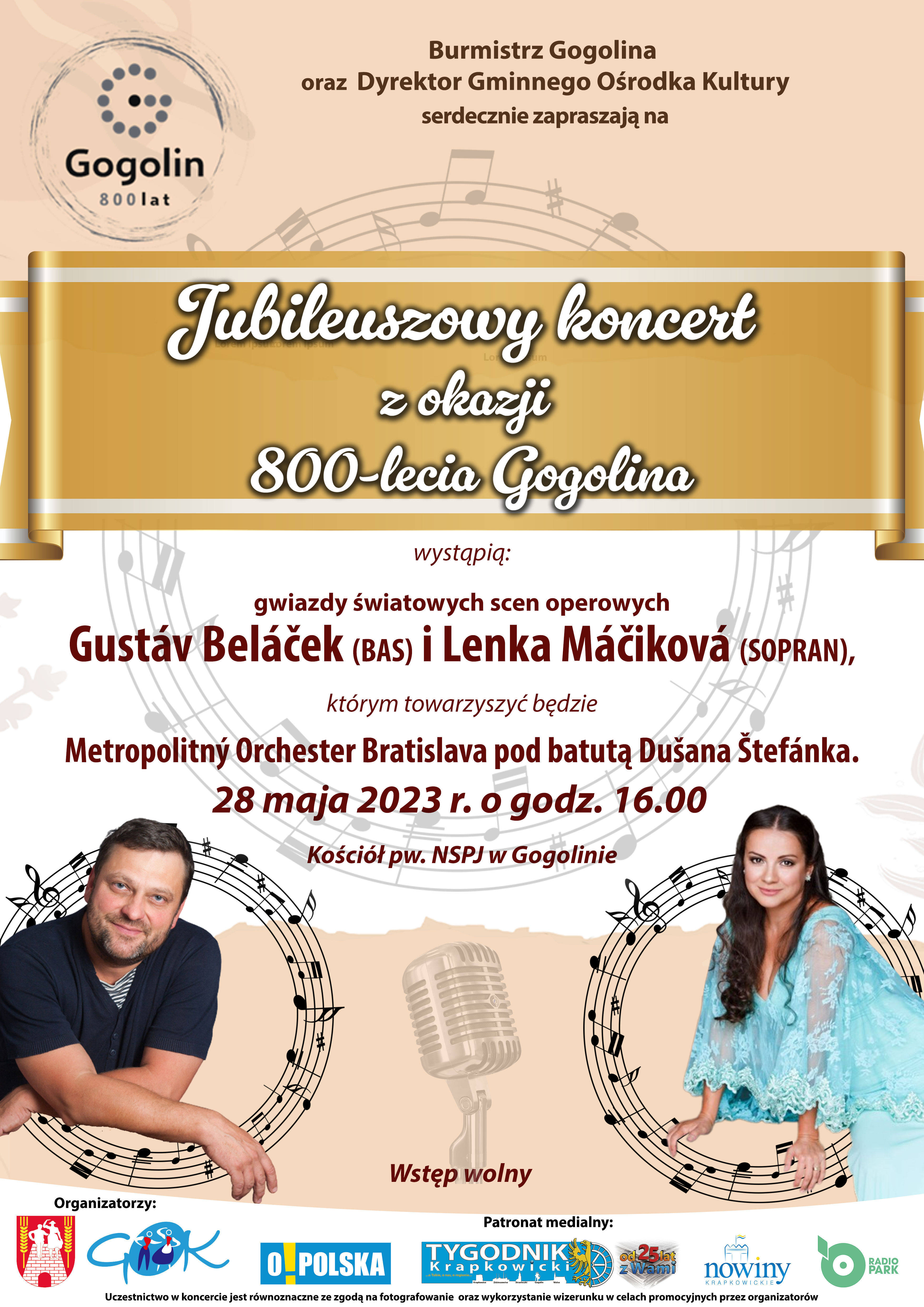 Koncert Jubileuszowy z okazji 800-lecia Gogolina